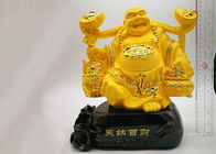 Piala Resin Poli Kustom, Berlapis Emas Kerajinan Buddha Tertawa