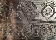 Bentuk Bulat Custom made Trophy, Coin Logo Badge Army Dibesarkan