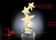 Piala Bintang Kustom Metal Star, Piala Penghargaan Shiny Gold Disepuh