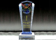 Penghargaan Piala Kristal Kaca High End Disesuaikan Dengan Coloured Glaze Eagle
