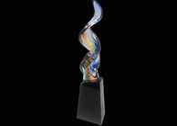 Desain Sederhana Coloured Glaze Cup Piala Black Crystal Base Dekorasi Rumah