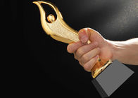 Piala Dan Penghargaan Epoxy Resin Emas / Perak / Tembaga Jenis Opsional
