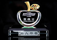 Mobil Parfum K9 Kristal Ornamen Kerajinan Kaca Dengan Logo Ukiran Kustom