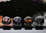 Bola Bentuk Kerajinan Dekorasi Kristal Dirancang Dengan Pohon Four Seasons