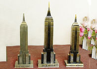 Bahan Model Paduan Model Bangunan Empire State Made Dua Ukuran Opsional