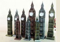 Dekorasi rumah kerajinan DIY hadiah, London terkenal Big Ben jam patung, Bahan besi