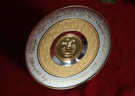 Bahan Paduan Souvenir Budaya Arab / Piring Peringatan Dengan Mengangkat Logo