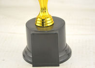 Bahan Plastik Trophy Penghargaan figure 270mm Terbuat Dengan Basis Kosong