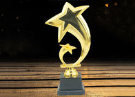 Piala Piala Logo Plastik Khusus Dengan Desain Bintang Tiga Ukuran Opsional