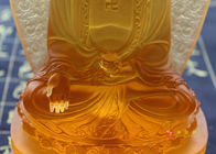 Sosok Buddha Berwarna Glaze Berwarna Untuk Altar Dan Menyembah Teks Kustom Diterima