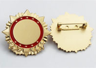 Kosong Logam Kustom Medali Olahraga Pin Souvenir Bentuk 2D / 3D Untuk Siswa