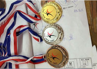 Pita Zinc Alloy Bahan Kustom Medali Olahraga Untuk Aktivitas Perusahaan