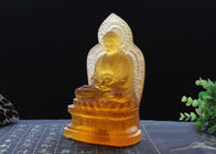 Sosok Buddha Berwarna Glaze Berwarna Untuk Altar Dan Menyembah Teks Kustom Diterima